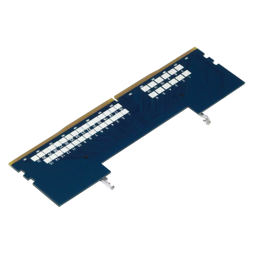 ALLOYSEED RAM Konverter Adapter von Laptop DDR4/DDR3 SODIMM zu Desktop DIMM in Blau - Bild 4