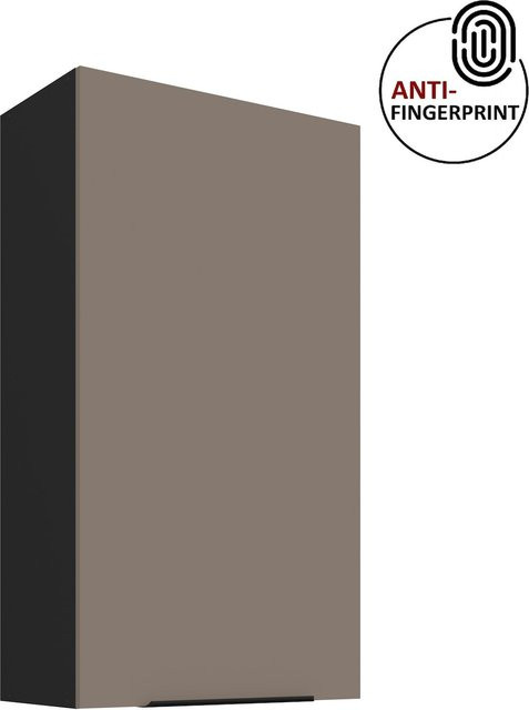 ARIA Hängeschrank Sandgrau Matt mit Anti Fingerprint Oberfläche Höhe: 90 cm, Breite: 60 cm - Bild 1