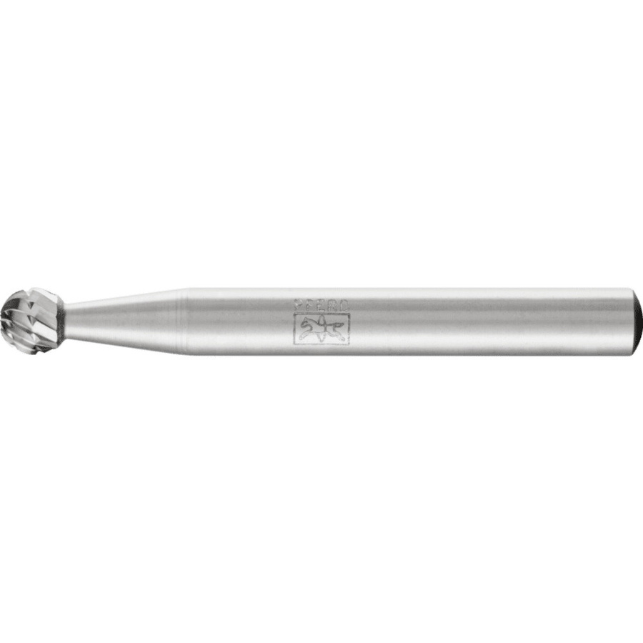 PFERD HSS Frässtift Kugelform in Silber, Durchmesser: 6 mm, Arbeitslänge: 5 mm, Schaftdurchmesser: 6 mm - Bild 2