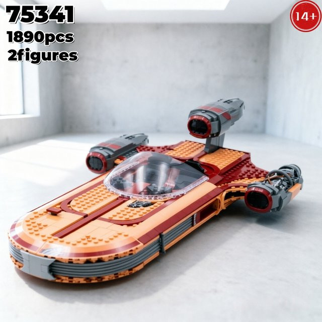 Potdemiel Space Battle Galaxy Landspeeder Bausteine, 1890 Teile, ab 14 Jahren - Bild 1