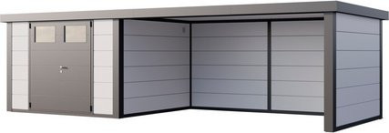 Telluria Gerätehaus Classico in Weiß mit B/H/T: 812 x 219 x 318 cm - Bild 3