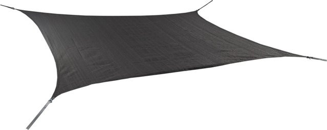 Peddy Shield Vierecksegel aus HDPE in Grau, B x T: 300 x 400 cm - Bild 1