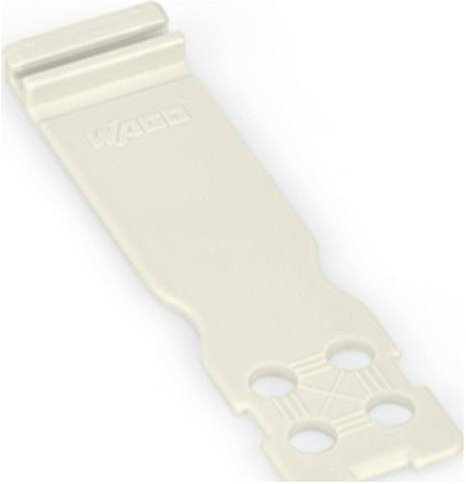 WAGO 831-503 Zugentlastungsplatte in Grau und Weiß, 96 Stück - Bild 1