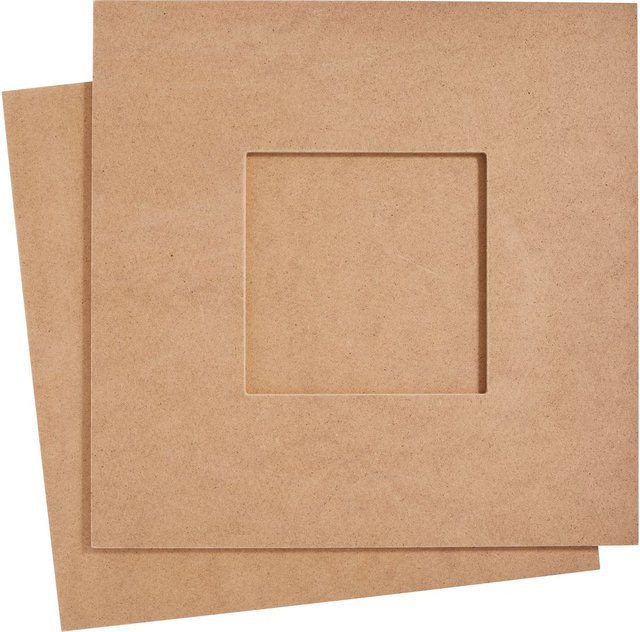 VBS Bilderrahmen Quadratisch Braun B/H: 25 x 25 cm - Bild 1