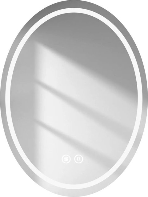 Emke Badspiegel mit Anti-Beschlag und LED-Beleuchtung in Warmweiß, Kaltweiß oder Neutralweiß, B: 60 cm, H: 80 cm - Bild 1