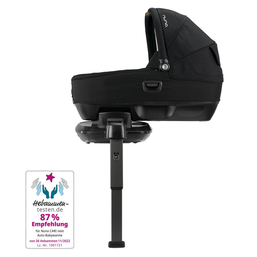 Nuna Babywanne CARI next in Caviar mit ISOFIX-Basis und EPP-Schaumstoff - Bild 5