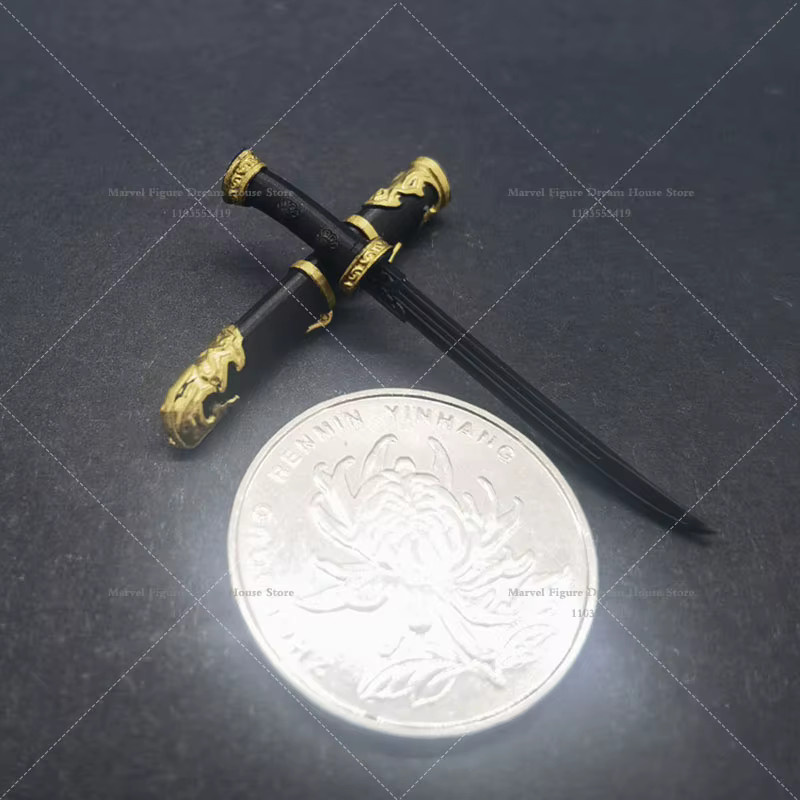 ArmyArms Chinesisches Antikes Messer Gänsefiletschwert, Mikro-Spielzeugmodell, 1/50 Maßstab - Bild 1