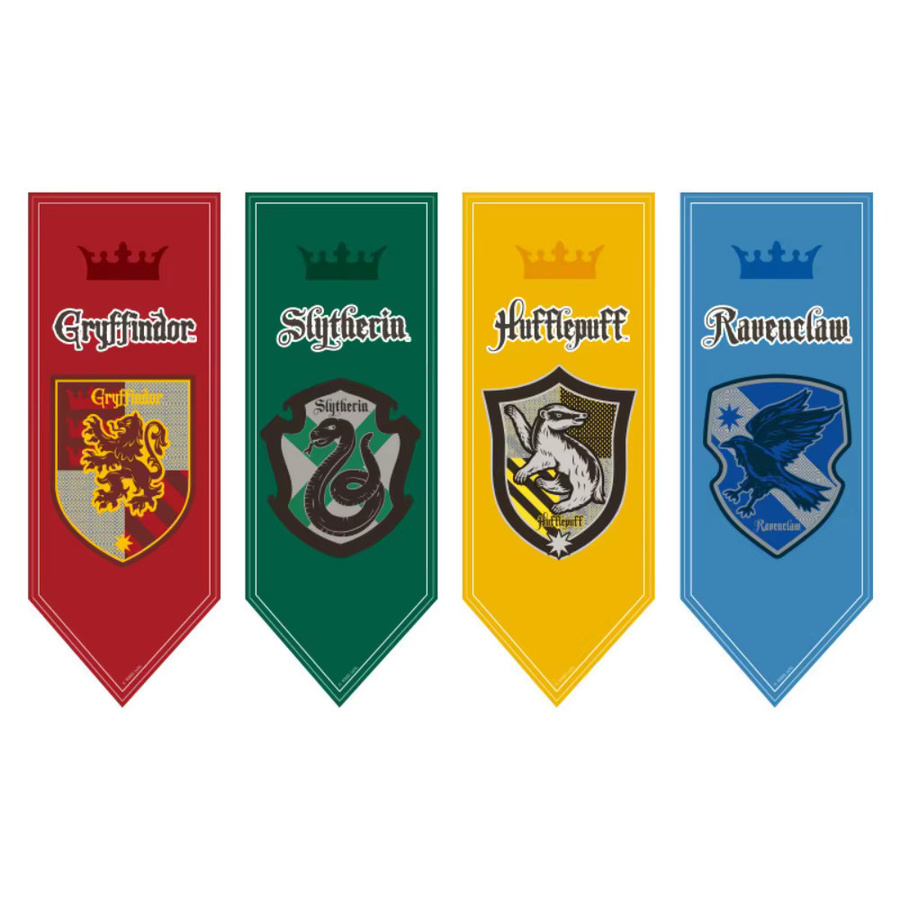 OTRAINBOW Harry Potter Wandbehang Banner Flagge Gryffindor Slytherin Ravenclaw B/H: 120 x 45 cm - Bild 5