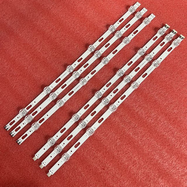 LED-Streifen in Weiß für Samsung TV Modelle UN50TU8000, UN50TU7000F, UE50TU8000K, UE50TU7002K, UE50TU7105K mit BN96-50317A und 50318A Ersatzteil - Bild 1