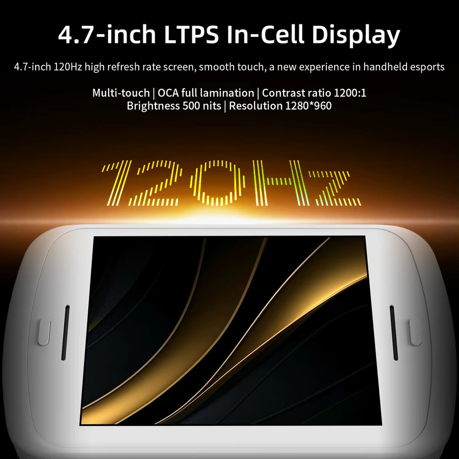 ANBERNIC RG Slide Handheld-Spielekonsole mit 4,7-Zoll-LTPS-In-Cell-Bildschirm, Android, 5000 mAh Akku, Wi-Fi und 1080p-DP-Streaming - Bild 3
