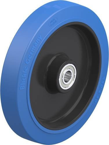 Blickle Kunststoff-Rad POEV 250/25K-SB in Blau und Schwarz mit einem Durchmesser von 250 mm und einer Tragfähigkeit von 600 kg - Bild 1