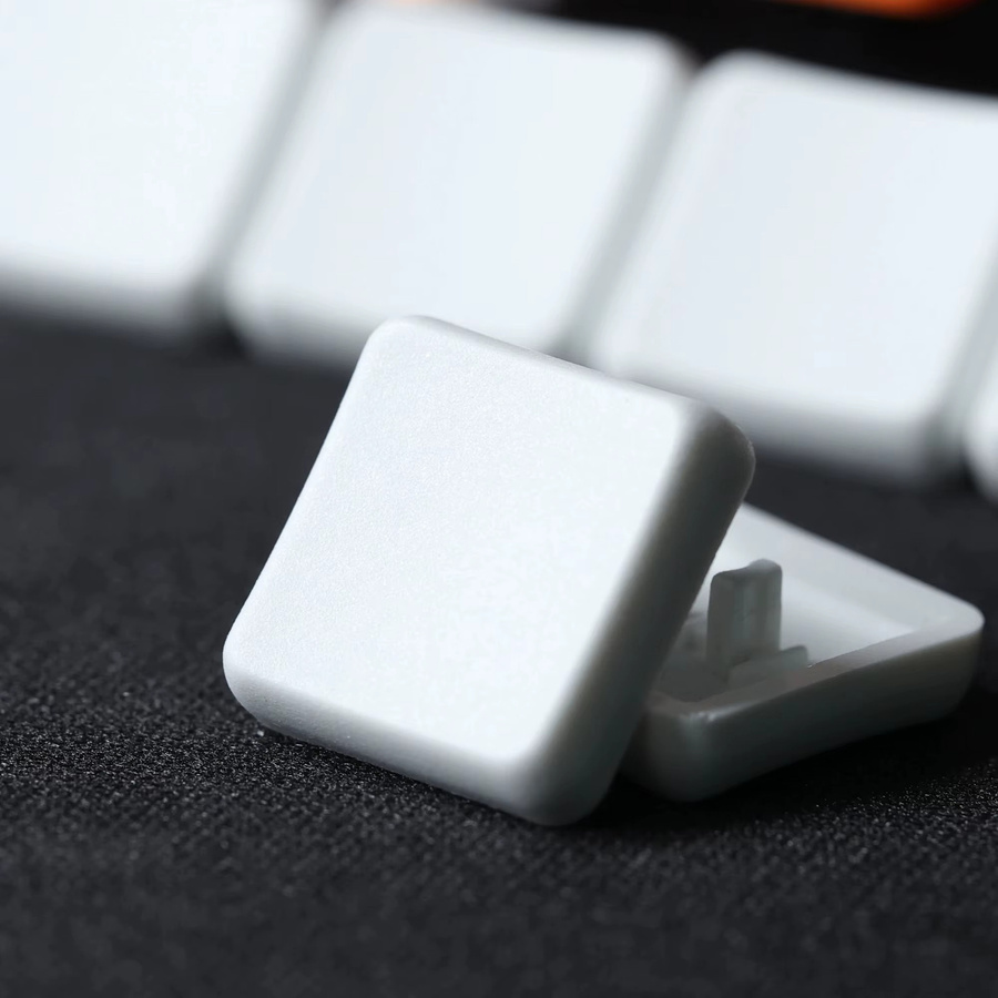 CHIGUAI Low-Profile Choc PBT Tastenkappen für Kailh 1350 Choc Switches, ultradünn, in Schwarz, Weiß oder Transparent - Bild 3