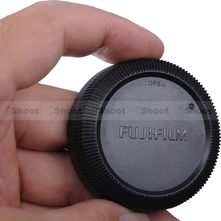 5er-Set Fujifilm X-Mount hintere Objektivdeckel in Schwarz für XF 16/1,4 R und XF 18-55/2,8-4 R Objektive - Bild 2