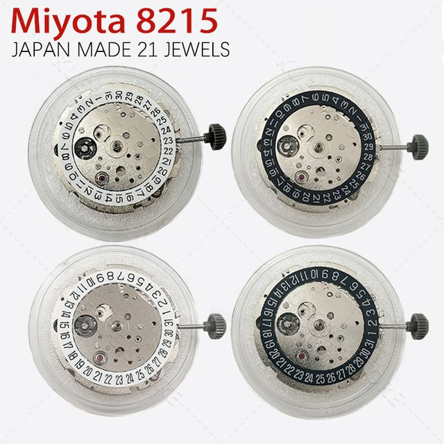 Miyota Uhrenwerk, Automatik, Weiß, Rubin, Ersatz-Uhrenzubehör - Bild 1