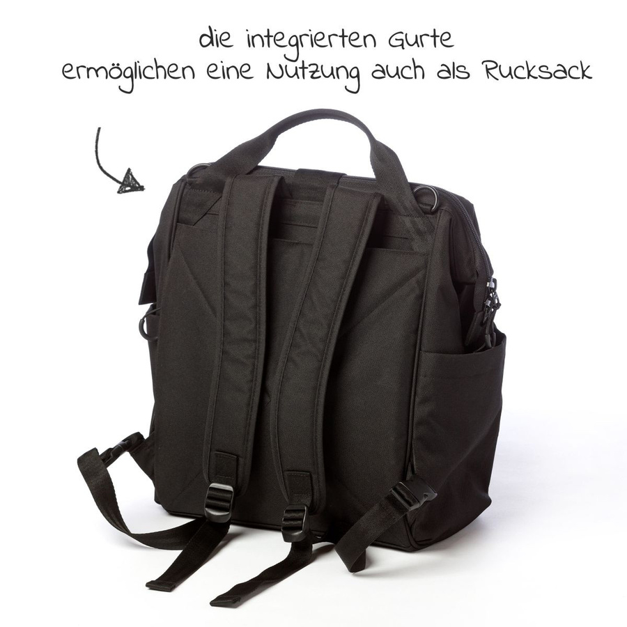 TFK Wickelrucksack mit Wickelauflage und Flaschenhalter in Grün - Bild 3