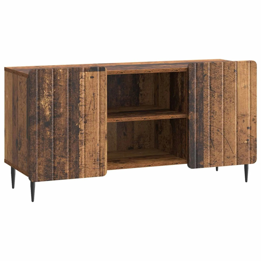 vidaXL TV-Schrank aus Altholz in Braun, Modernes Design für dein Wohnzimmer, B/T/H: 102 x 34,5 x 52 cm - Bild 2