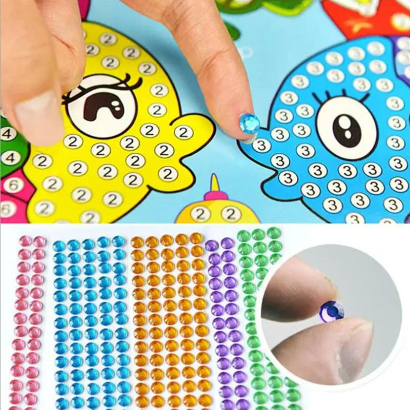 Fashnics DIY Diamantaufkleber Set für Mosaik-Handarbeiten in Multicolour - Bild 2