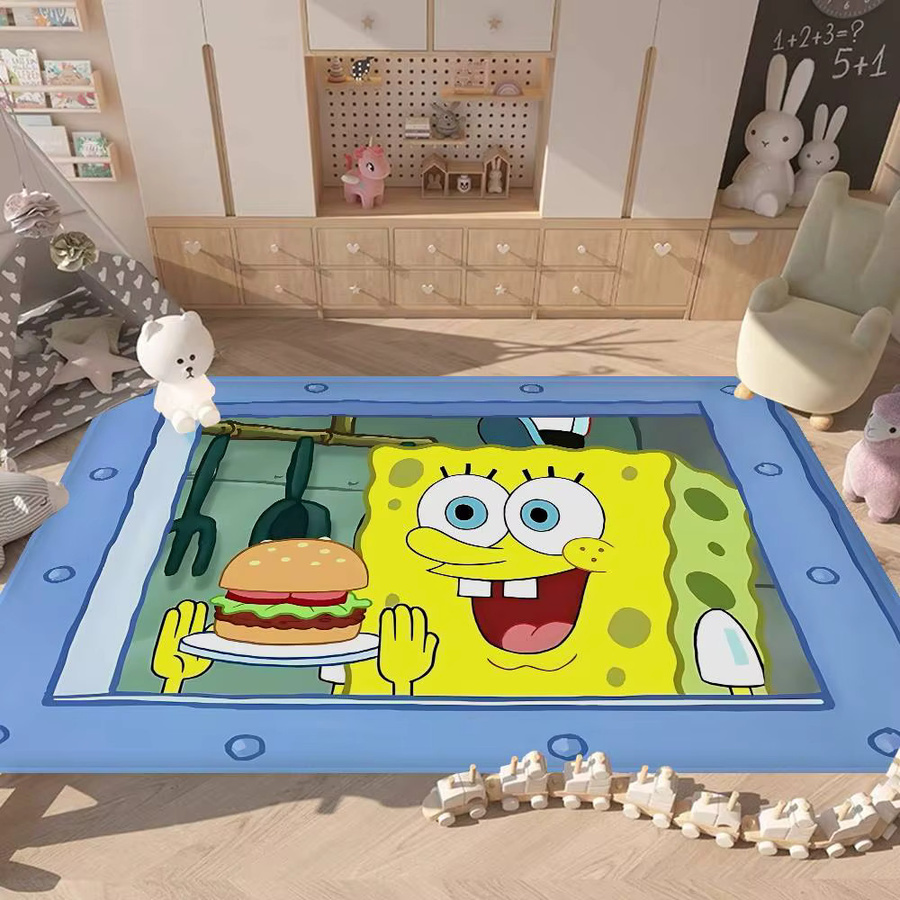 Rutschfeste Küchenmatte mit Cartoon-Design von Potdemiel in Mehrfarbig für Kinderzimmer, Schlafzimmer oder Wohnzimmer - Bild 2