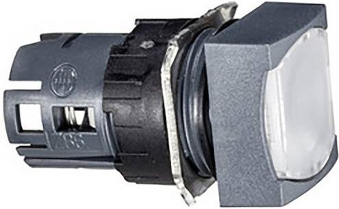 Schneider Electric ZB6CF1 Leuchtdrucktaster-Frontelement in Grau aus Kunststoff - Bild 1