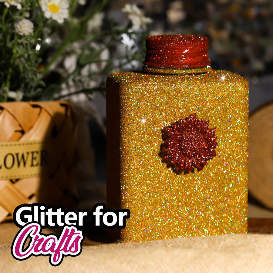 NOCIS Glitzer, goldener holografischer Glitzer, 100 g - Bild 5