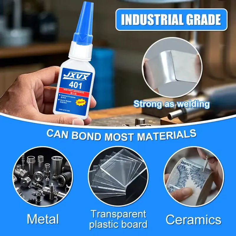 5S Superkleber 401/502 Cyanacrylat-Klebstoff für Metall und Kunststoff, 20 g, Weiß - Bild 3