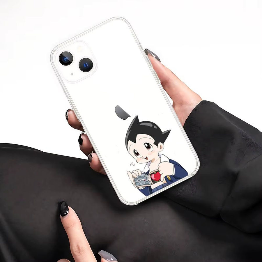 Mesuca Astro Boy Handyhülle für iPhone, transparente stoßfeste Silikonhülle - Bild 4