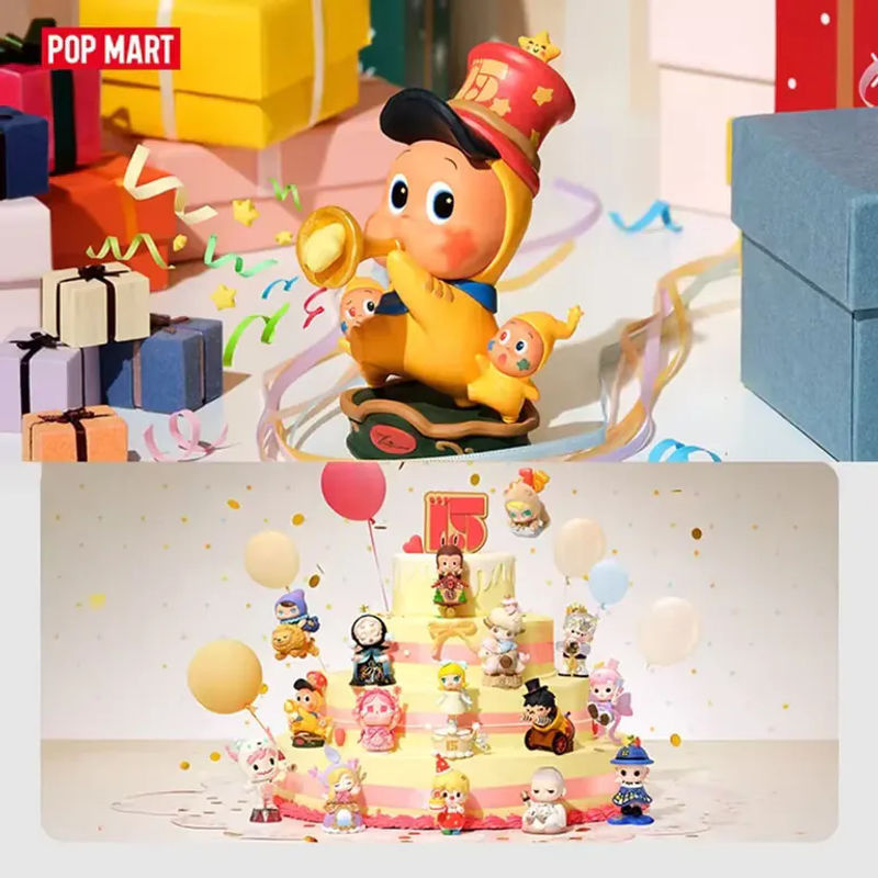 POP MART 15. Jubiläums-Serie Blind Box Mystery Box Anime-Figur aus Kunststoff in Mehrfarbig - Bild 2