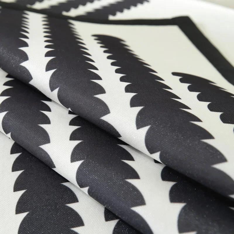 Rutschfester Sommer Sofabezug aus Seiden-Polyester in Schwarz, Breite: 70 cm, Breite: 70 cm - Bild 1