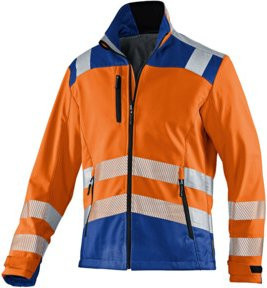 Kübler PSA Reflectiq Jacke 1507 Warnorange/Blau XL mit Cordura und EN ISO 20471 - Bild 1