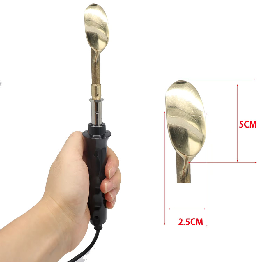 MyMythTiger Heißtacker-Glätteisen in Schwarz zur Reparatur von Autostoßstangen und Kunststoffschweißmaschinen sowie zur Instandsetzung von Rissen in Leder und Kleidung (220V/110V) - Bild 2