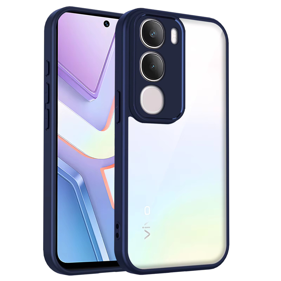 Silikon Handyhülle für vivo Y19S, vivo Y19S Pro und vivo Y29 5G mit Luftpolster-Schutz und matter Rückseite in Transparent oder Schwarz - Bild 2
