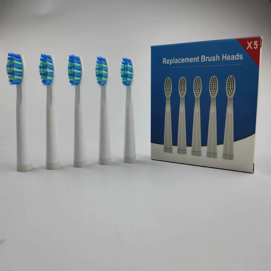 Fairywill Ersatzkopf für elektrische Zahnbürsten, 5 Stück, mit Dupont-Borsten, Unisex - Bild 3