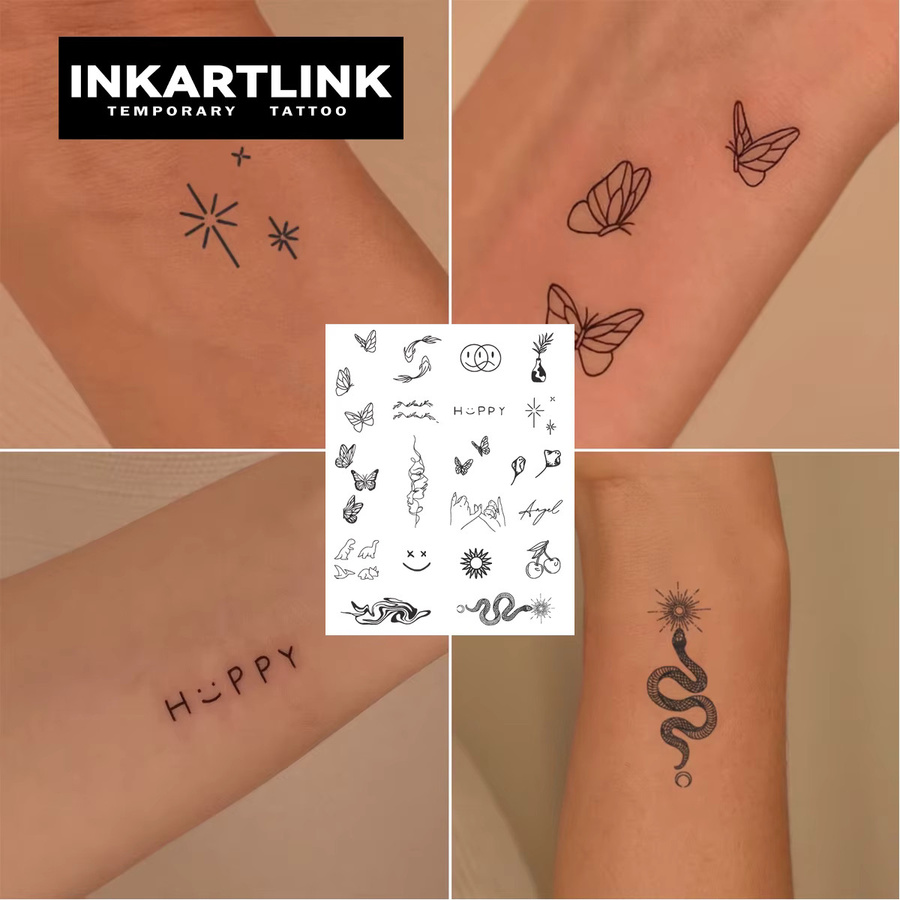 INKARTLINK Temporäres Tattoo, wasserfest, semi-permanent, hält bis 15 Tage - Bild 2