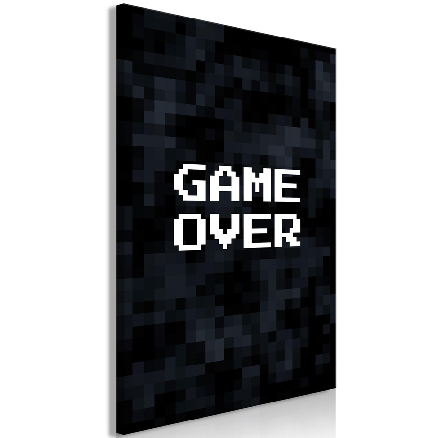 Game Over Pixel Wandbild auf Leinwand von Super Merchant - Bild 3