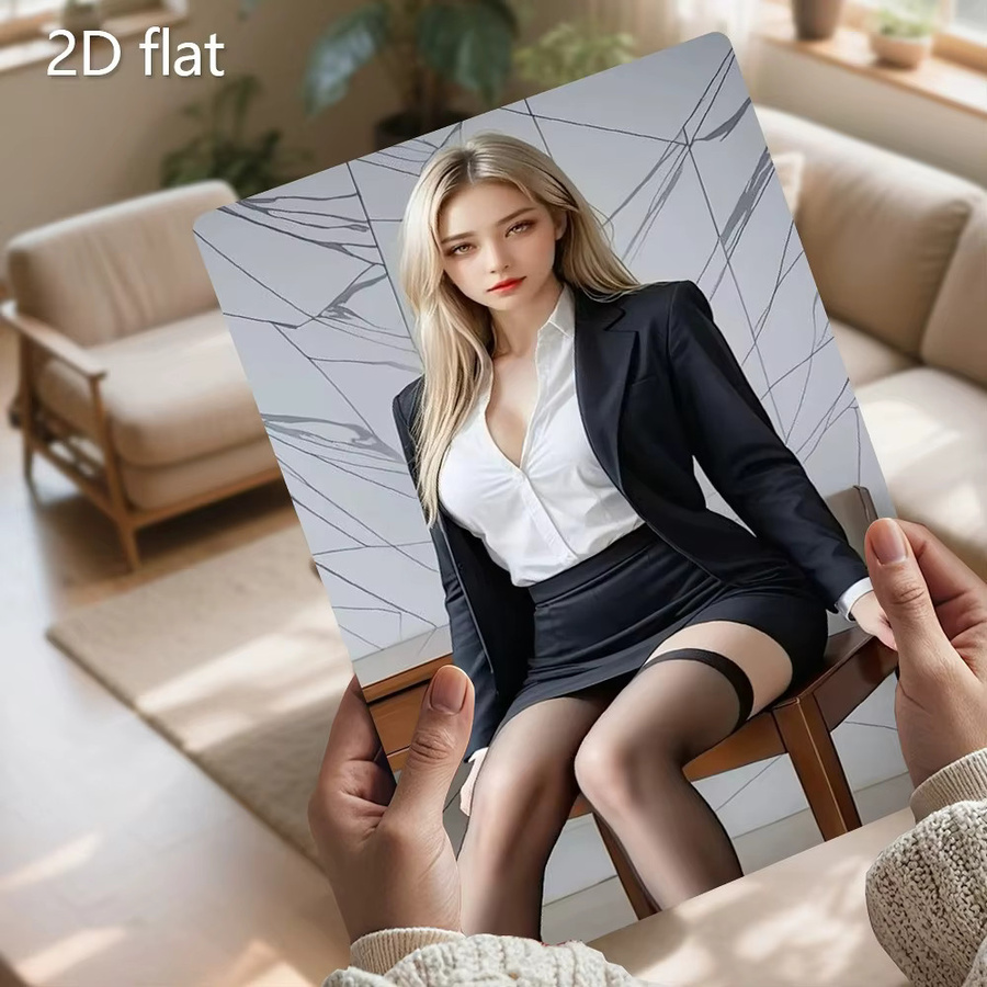 CIFBUY Moderne Wandkunst aus Metall in Schwarz, Abstraktes Frauenporträt als wetterfeste 2D-Flacheisenplatte für Innen- und Außenbereich - Bild 5