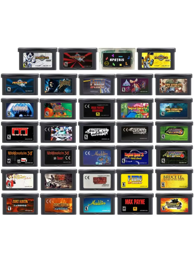 Bandai Game Boy Advance Modul mit Metabee, F-Zero, Wolfenstein 3D, Celeste, Duke, Max Payne und Magical Quest in Multicolour - Bild 2
