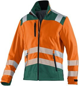 Kübler PSA Reflectiq Jacke 1507 Warnorange/Moosgrün Größe M aus Cordura nach EN ISO 20471 - Bild 1