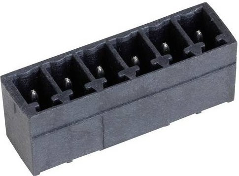 PTR Hartmann Stiftleiste Standard Schwarz mit 10 Polzahlen und 3,81 mm Rastermaß auf Vollrolle - Bild 1