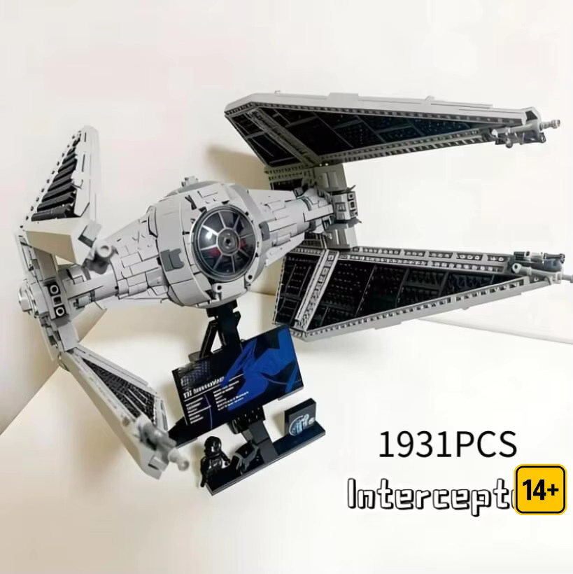Hot Toys Star Wars Interceptor Starfighter, Modellbausatz, 1931 Teile, ab 14 Jahren - Bild 2