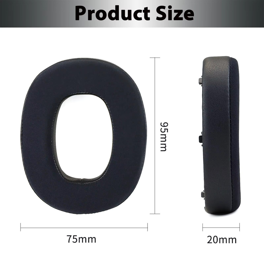 Bowers & Wilkins Px8 und PX7 S2 Ersatz Cooling Gel Ohrpolster in Schwarz mit Geräuschisolierung - Bild 3