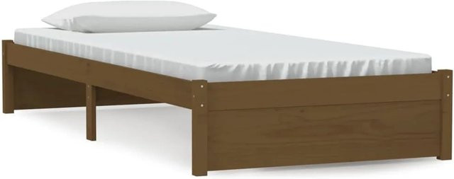 vidaXL Massivholzbett aus Kiefer in Honigbraun B/T/H: 90 x 200 x 95,5 cm - Bild 1