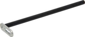 BGS Schwerlast-Einzelhaken 89943, gummiert, Schwarz, Länge: 200 mm - Bild 1