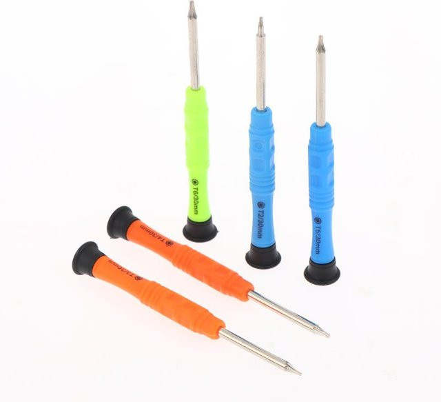 KOQZM Mini-Schraubendreher-Set mit 6 Größen und magnetischen Torx-Bits für DIY-Handreparaturen - Bild 1