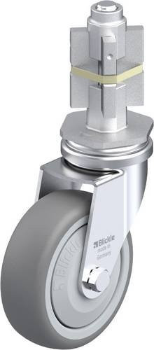 Blickle LRA-TPA 75KF-E05 Lenkrolle in Silber und Grau mit 75 mm Rad-Durchmesser und 75 kg Tragfähigkeit - Bild 1
