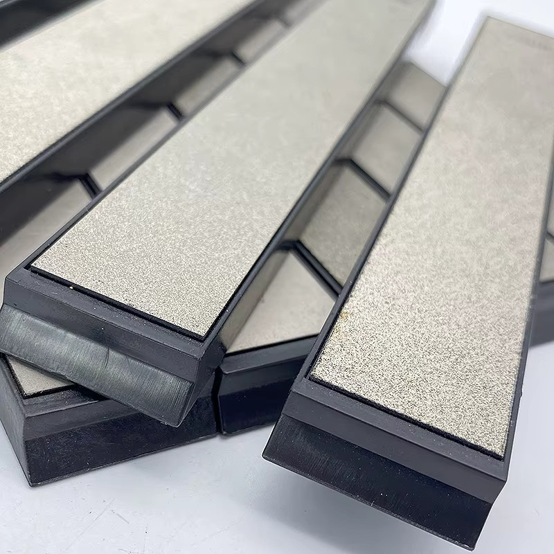 RSCHEF Diamant-Schleifstab in Grau zur Korrektur der Schneidkante und zum Schärfen von Messern - Bild 4