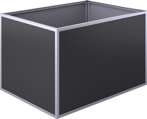 KGT Aluminium-Hochbeet für den Garten in Anthrazit, Schwarz oder Silber, B/T/H: 121 x 77 x 79,4 cm - Bild 1