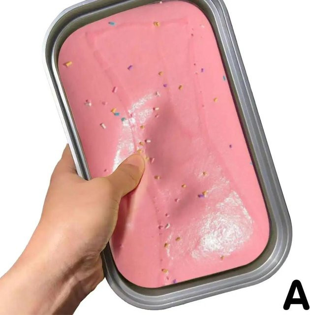 BC Pet Supplies Fester Schleim, Weiches Spielzeug, Langsam aufsteigend, Klebrig, Rückprall Box Kuchen Butter Eis Anti Spielzeug Frischkäse Stressbrot Simulation - Bild 1