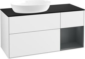 V&B Waschtischunterschrank Finion in Weiß lackiert, Breite: 120 cm, Tiefe: 50,1 cm, Höhe: 50,1 cm - Bild 1