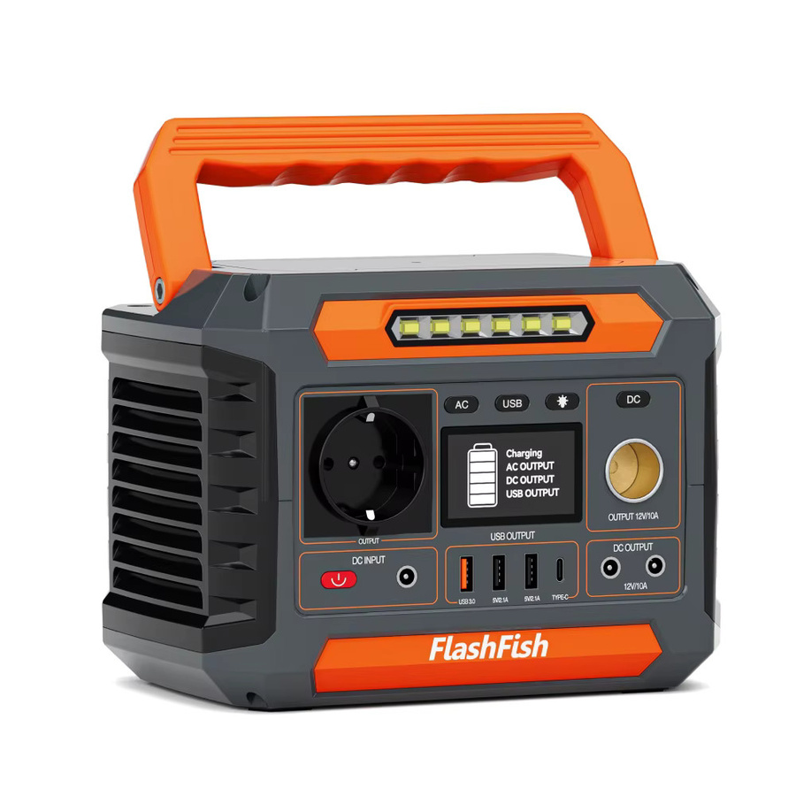 FlashFish P66-A Tragbare Powerstation 200W mit 39000mAh Kapazität, Solar-Generator mit AC-Anschluss und USB-C Schnellladung als Notstromversorgung - Bild 4