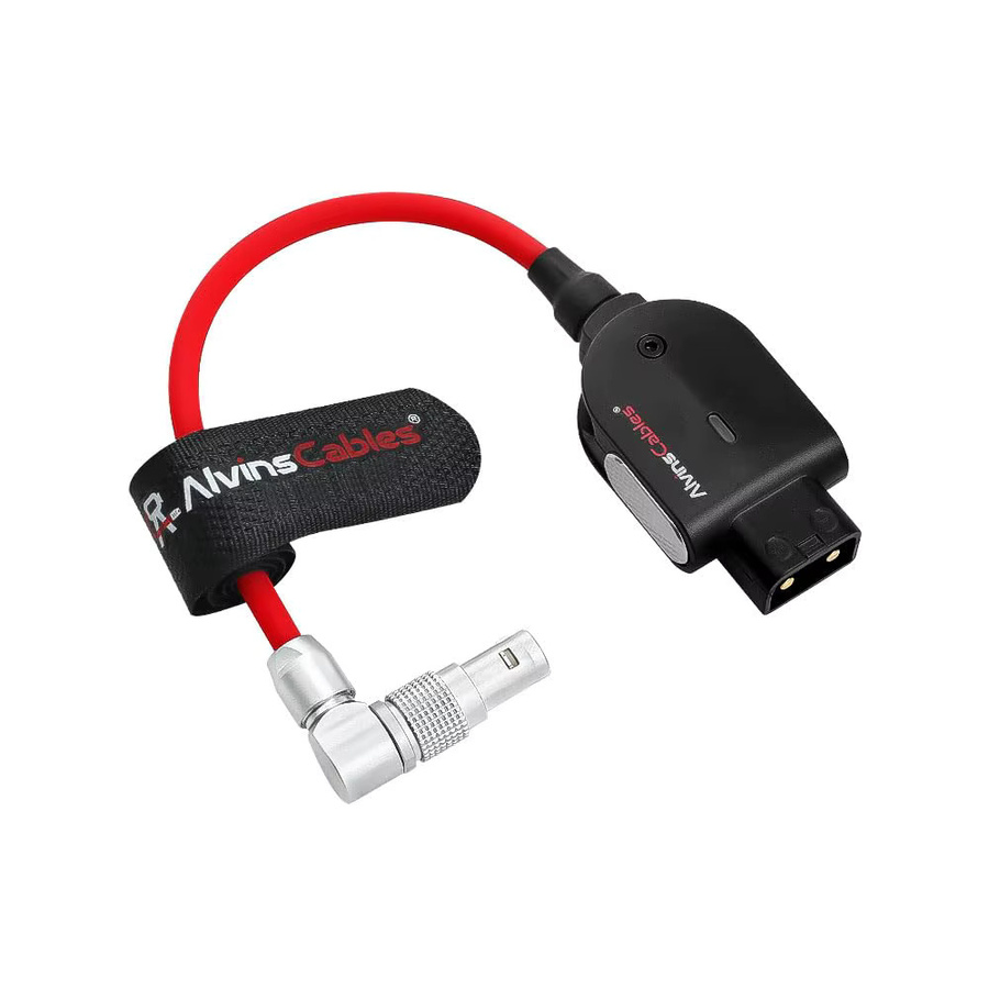 SmallRig Smart-Dtap auf drehbaren rechtwinkligen 2-poligen Stecker Kabel in Rot, 15 cm - Bild 2